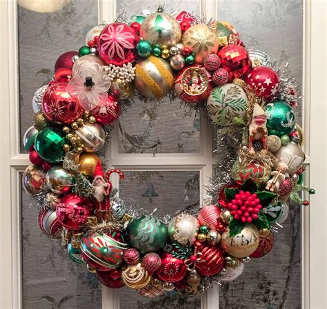 tutorial   tips     vintage christmas ornament wreath
