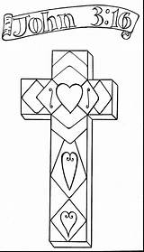 Cross Coloring Red Pages Printable Color Crosses Getcolorings Easter sketch template