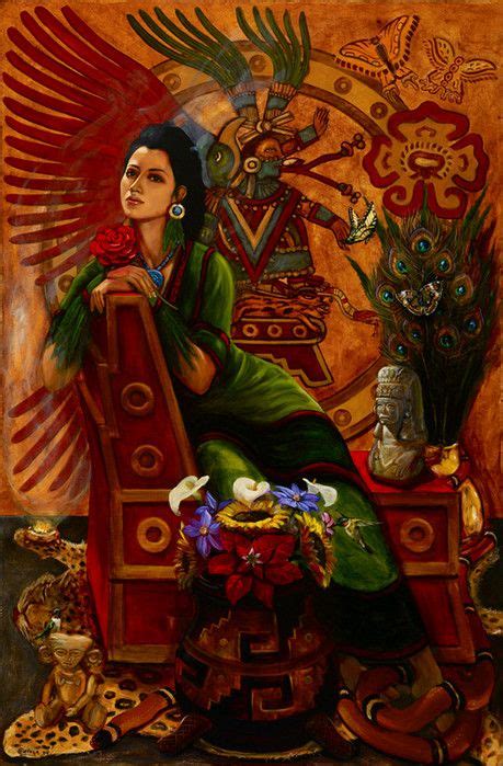 Pin By Julie Paradise On Aztlantis Chicano Art Aztec