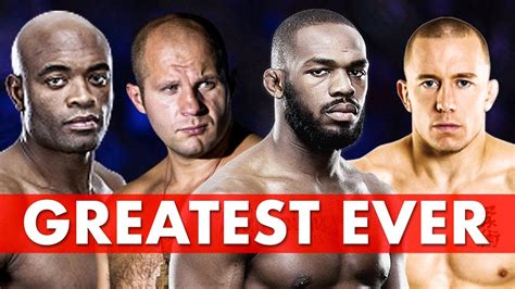 10 greatest fighters in mma history youtube
