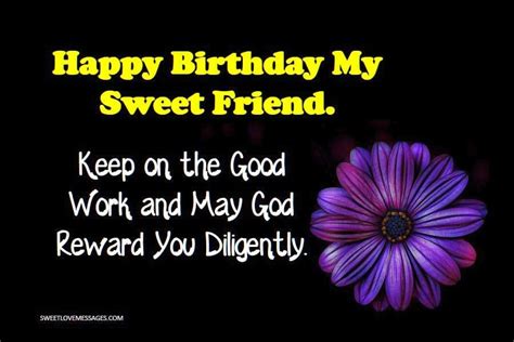 2020 Wonderful Birthday Wishes For Sweet Friend Sweet
