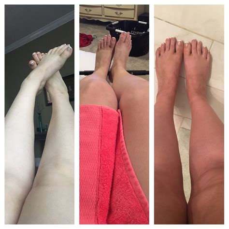 st tropez sunless tan dark before during and after st