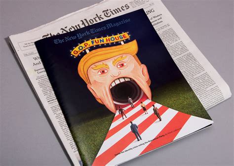 donald trump new york times cover by sagmeister and walsh daily design