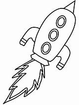 Outline Spaceship Clipart Clip sketch template