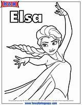 Elsa Coloring Pages Anna Printable Getcolorings Sheets sketch template