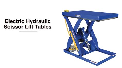 ehlt electric hydraulic scissor lift tables youtube