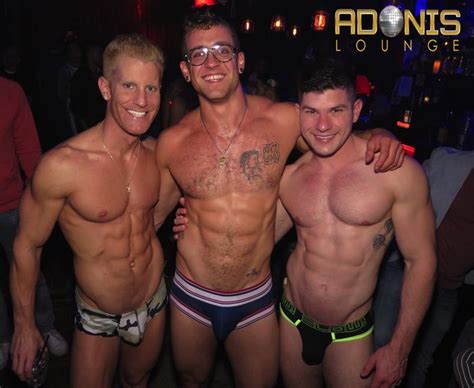 hot male strippers and gay porn stars at adonis lounge la
