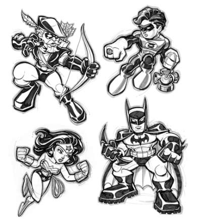 super hero squad learn  coloring