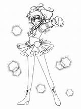 Coloring Pages Sailormoon Jupiter Moon Sailor Colouring 80s Manga Choose Board Picgifs sketch template