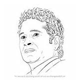 Tendulkar Sachin Draw Drawing Kohli Virat Step sketch template