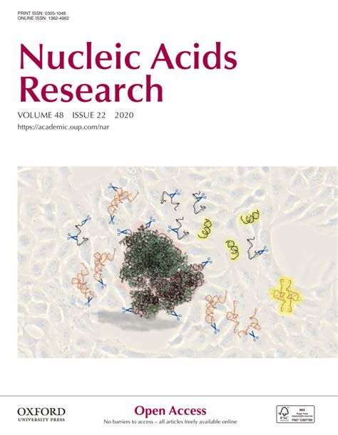 cover image nucleic acids research