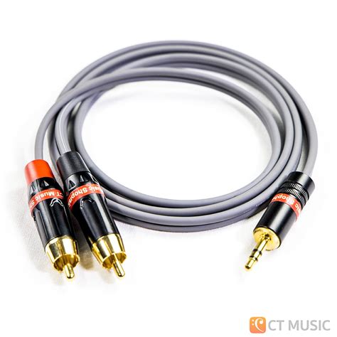 cable premium stereo aux cable mm  rca  ct