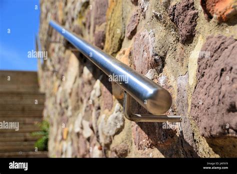 bannister    wall stock photo alamy