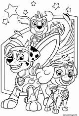 Patrouille Coloriage Mighty Pups sketch template