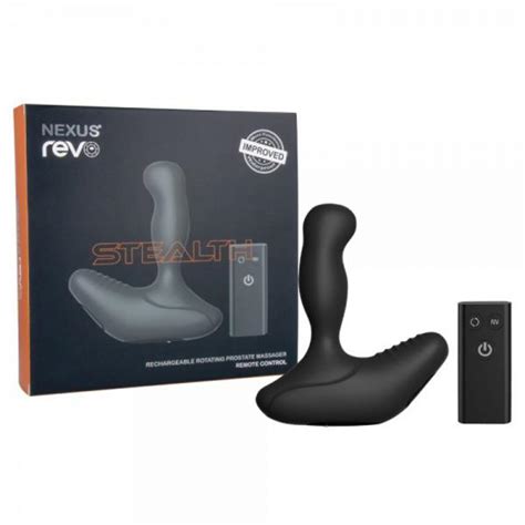 Nexus Revo Stealth Remote Control Rotating Prostate Massager Black On