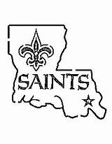 Saints Orleans Coloring Logo Pumpkin Drawing Pages Stencil Seahawks Stencils Silhouette Football State Saint Nfl Nola Drawings Sheets Helmet Paintingvalley sketch template