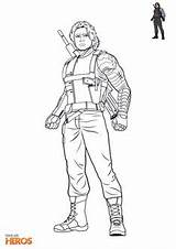 Bucky Barnes Coloriages Colorier Coloriez Starwars Heros Gratuitement Personnages Quicksilver Archivioclerici sketch template