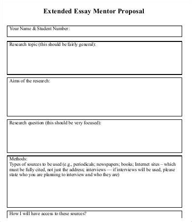 extended essay template   samples examples format