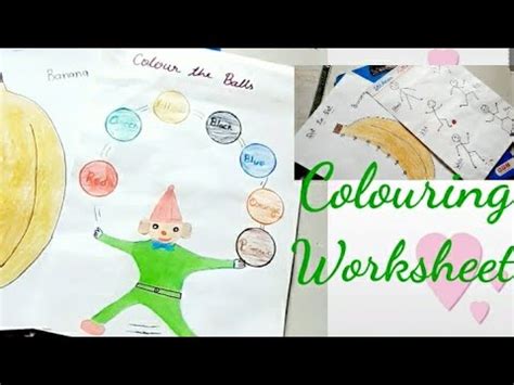 colouring worksheet  kids youtube