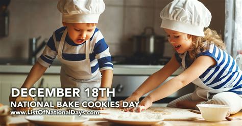 national bake cookies day