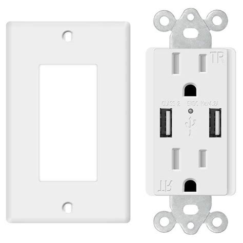 duplex receptacle   usb wall outlet  led indicator