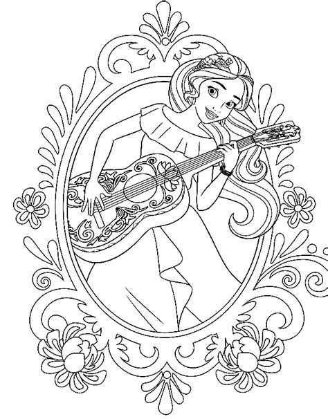 collections coloring pages princess elena   coloring