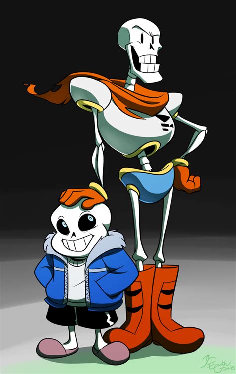 sans and papyrus by earthgwee on deviantart