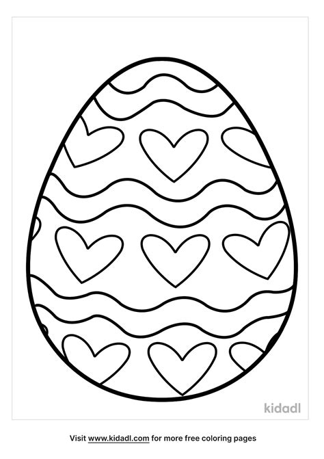 blank easter egg coloring page coloring page printables kidadl