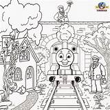 Thomas Tank Coloring Engine Pages Friends Train Printable Kids Sheets Colouring Clipart Trains Games Filminspector Print Online Worksheets Railway sketch template