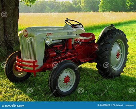 antique ford tractor editorial stock image image