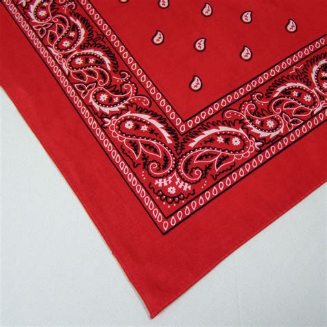 red bandana print lasting impressions event rentals