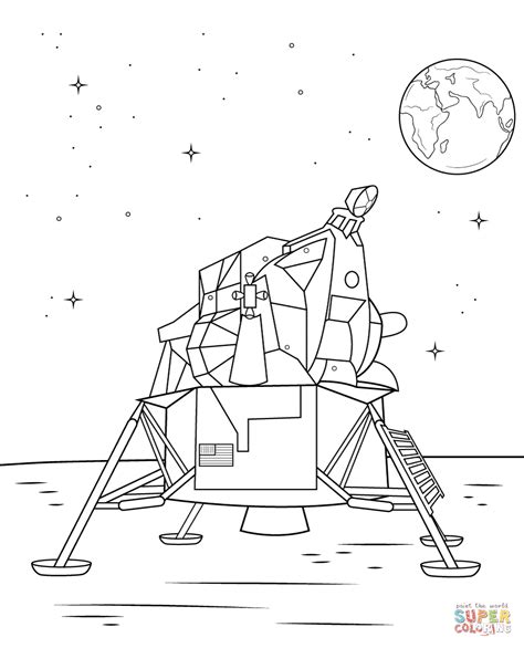 mapollo  moon landing coloring pages coloring pages