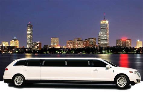 stretch limousine  passengers traditional white stretch limo