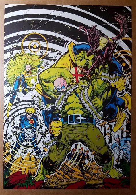 Incredible Hulk X Factor Polaris Havok Strong Guy Marvel