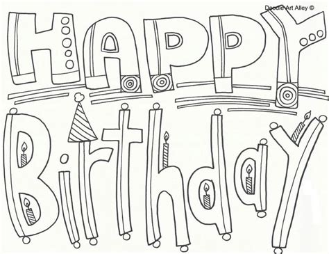 pin  pamela mchatten  birthday birthday coloring pages happy