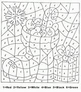 Color Christmas Coloring Pages Kids Numbers Holiday Printable Bestcoloringpagesforkids Fun Crafts sketch template