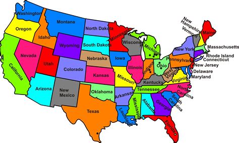 pin  leisa davis   states  counting united states map