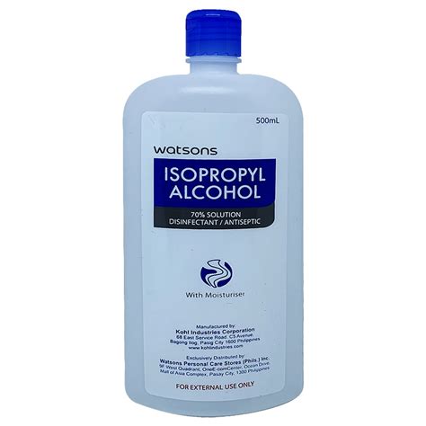 watsons isopropyl alcohol  solution disinfectantantiseptic ml