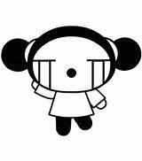 Pucca Coloring Pages Printable Crying Cartoon Sheets Characters Kids People Clipart Colorear Cliparts Para Site Dibujos Cartoons Library Children Clip sketch template