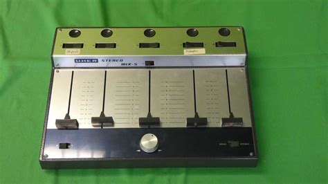 zoll auktion 1 uher stereo transistor mischpult mix 5 typ a 121 id