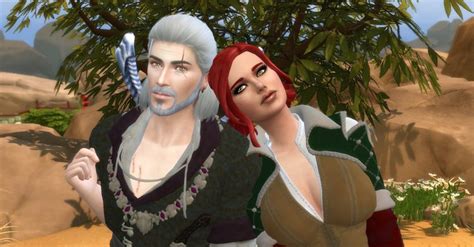 Triss And Geralt Custom Sims With Cc Uncategorized