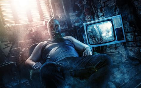 games entertainment video games dark gas mask masks spooky creepy wallpaper