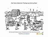Sheet Solus Chef Thanksgiving Coloring Celebrates Holidays Box Right sketch template