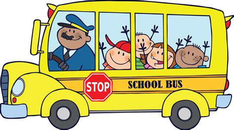 bus cartoon clipartsco