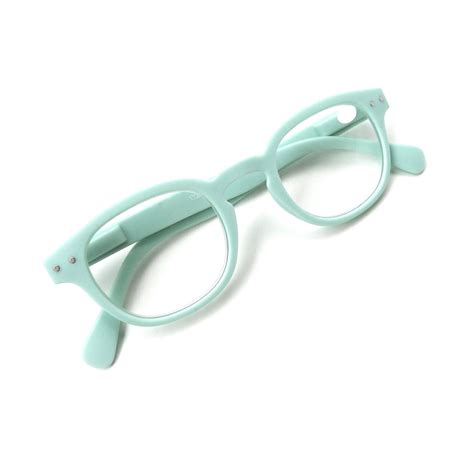 mint green 4 00 reading glasses cheaters eyeglasses large etsy