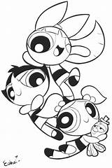 Ppg Coloring Pages Rrb Template Old Deviantart sketch template