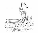 Boat Coloring Fishing Pages Printable Kids Cool2bkids Color Colouring Boats Cartoon Print Getcolorings Row Adults Getdrawings Procoloring sketch template