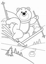 Coloring Winter Pages Olympic Sports Comments sketch template