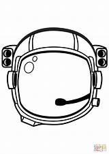 Astronaut Helmet Coloring Space Drawing Pages Astronauts Printable Craft Supercoloring Kids Sally Ride Printables Crafts Simple Clip Ship Draw Getdrawings sketch template