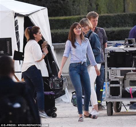 Dakota Johnson Oozes Sex Appeal With Jamie Dornan Filming Fifty Shades